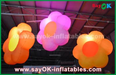 China Decoración inflable de la iluminación del paño de Oxford/iluminación de la flor inflable para la barra del club, partido en venta
