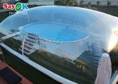 China Customized Outdoor Enclosures Inflatable Swimming Pool Tent Cover Inflatable Pool Dome Covers for sale