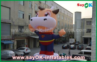 China Caracteres de desenhos animados 210 D Tecido de Oxford Grande fato inflável para publicidade 2 - 8m de altura à venda