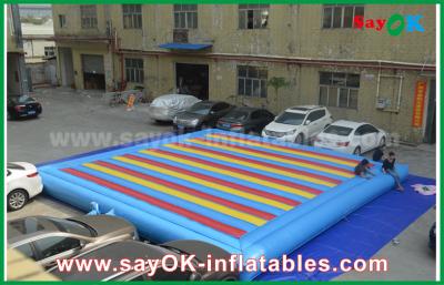 China 0.55mm PVC Inflatable Mat Bouncer For Children Playing Sports Game for sale