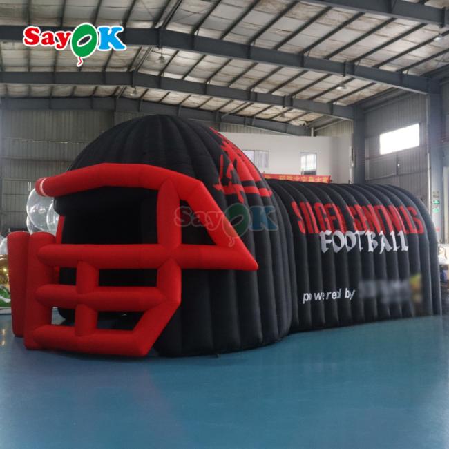 inflatable football helmet tunnel