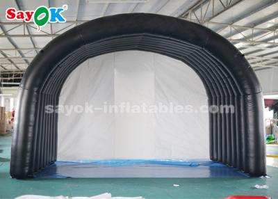 China Go Outdoors Inflatable Tent Black Tunnel Entrance Inflatable Air Tent For Outdoor Sports Meeting for sale