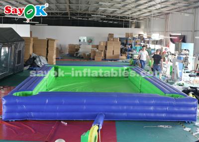 China Inflatable Garden Games Large Inflatable Sports Games Children Playing Billiards Inflatable Billiards Ball Field for sale