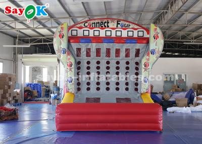 China Inflatable Sports Games Amusement Inflatable Sports Games Basketball Target Shooting Game for sale