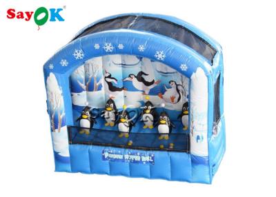 China Inflatable Ball Game Premium Inflatable Penguin Hover Ball Archery Target Game For Kid And Adult for sale