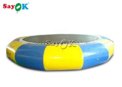 China Baby Inflatable Water Trampoline / Durable Inflatable Aquatic Trampoline for sale