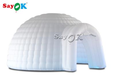 China Barraca inflável do ar do iglu branco gigante à venda