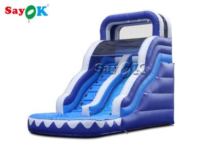 China Slide inflável para crianças Parque de diversões Tecido de Oxford Parque de deslizamentos de água inflável para adultos à venda
