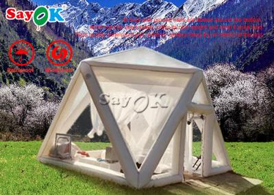中国 膨脹可能な家族のテントの広告のキャンプのための膨脹可能で透明な家の泡テント 販売のため