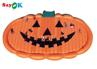China Customized Outdoor Inflatable Pumpkin Jumping Pad For Kids for sale