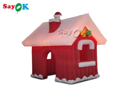 China 3*3*3m Oxford Inflatable Christmas Village House For Party for sale