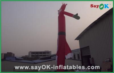 China Air Dancer Rental Christmas Santa 6m 750w Blower Air Dancer Inflatable Products for sale