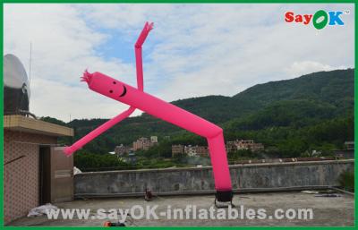 China Dancing Inflatable Man Blower 950W Air Dancers Inflatable Tube Man With Led Light H3m~H8m for sale