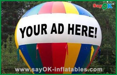 China Custom Rainbow Inflatable Grand Balloon For Holiday Decorations for sale