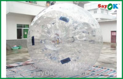 China Inflatable Pool Games Gaint Tranparent Inflatable Zorb Ball 2.3x1.6m Human Hamster Ball for sale
