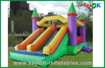 China Inflatable Bounce House With Slide Fashionable Popular Inflatables Bouncer Slides Outdoor Inflatable Dry Slides for sale