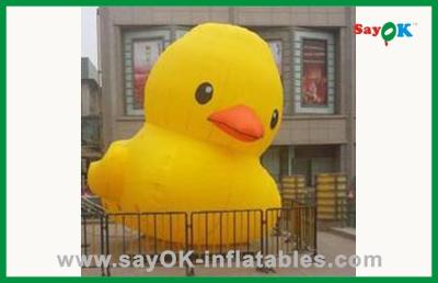China Advertising Inflatable Big Inflatable Yellow Duck Inflatable Cartoon Model Water Pool Toys for sale