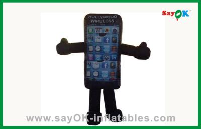 China Inflatable Cell Phone Outdoor Inflatable Cartoon Characters For Advertising for sale
