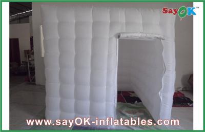 China Portable Photo Booth Pink Color Inflatable Photo Booth With Blower Custom Inflatable Building for sale