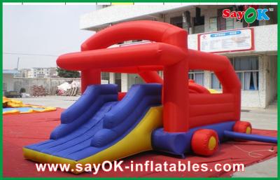 China Inflatable Indoor Bounce House CE/UL Certificated Inflatable Bounce With Inflatable Slide PVC Tarpaulin for sale