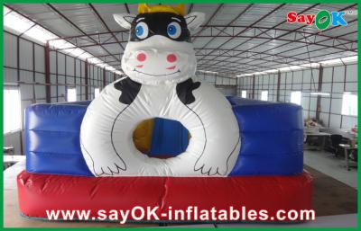China Moonwalk Bounce House Cute Colorful PVC Materail Inflatable Bounce Fun City For Kids SGS Approved for sale