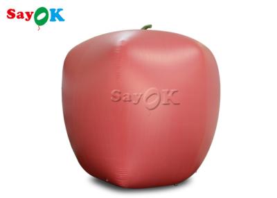 China 2m Giant Red Fruit Inflatable Apple Balloon Model For Rental Business for sale