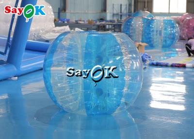 China Inflatable Backyard Games Adults Teens Inflatable Sports Games 1.5m 5ft Blue Red Airtight TPU Soccer Bumper Ball for sale