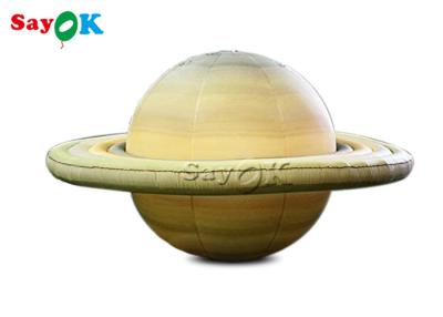 China 0.25mm PVC 60 Inches Inflatable Saturn Planet Balloons For Educational Institution for sale
