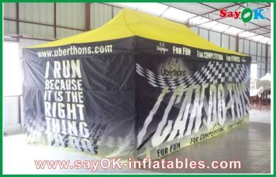 Chine Noir énorme pliant le cadre en acier de tente haute facile pour la publicité à vendre