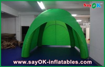 China Barraca de acampamento inflável gigante verde de encerado da barraca do ar da exposição/PVC à venda