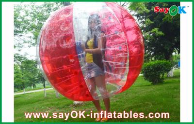 China Giant Inflatable Football PVC/TPU Soccer Colors Inflatable Bumper Ball Bubble Body Ball For Football Playing for sale