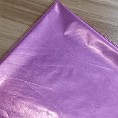 China Pongee PU Breathable Softshell 75dX75d Shiny Polyester for sale