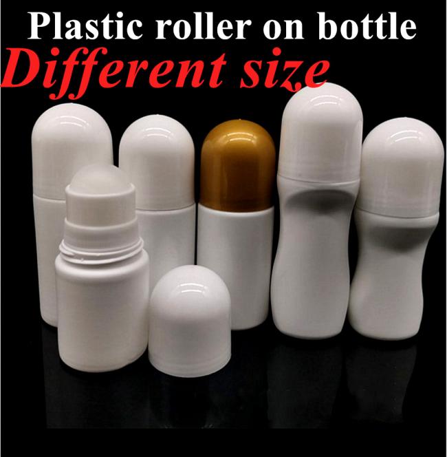 50ml HDPE Plastic Roll on Deodorant Bottle Roller Women Fragrant Body Bottle Child Kids Antiperspirant Bottle