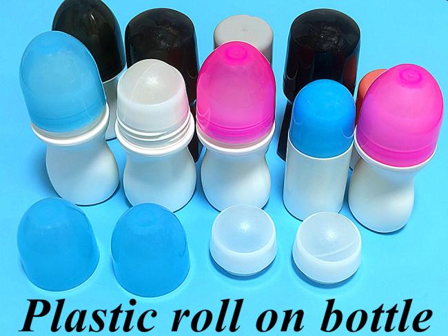 Wholesale Cheap 30ml 50ml 60ml Mini Roll-on Perfume Plastic Essential Oil Bottle with PP Roller Ball