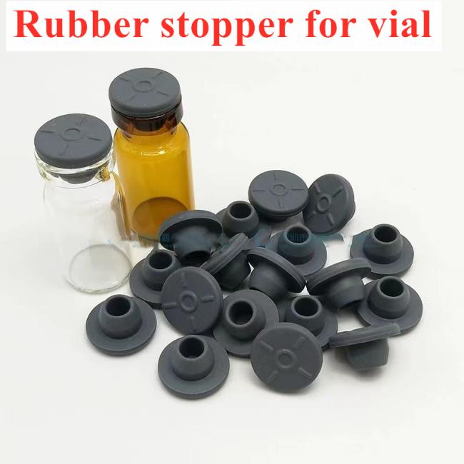Hot Sale 13mm 20mm 28mm Glass Injection Vial Pharmaceutical Bromobutyl Rubber Stopper for Glass Vial