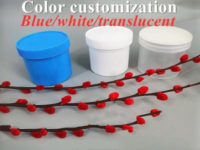 China Blue White Translucent Black Red Wide Mouth Face Cream PP Cosmetic Jar Plastic Jar for Cream ointment body lotion use for sale