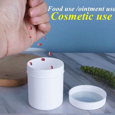 China 1l Frascos cosméticos de boca ancha Crema facial Contenedores de plástico para cosméticos en venta