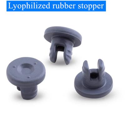 China Injection Medical Rubber Stopper 32mm Grey Bromobutyl Rubber Stopper for sale