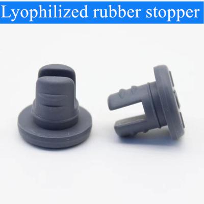 China 13mm 20mm 28mm Sterilized Butyl Rubber Stopper For Glass Vaccacine Vial for sale