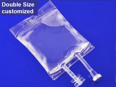 China plastic medical sterile infusion bag 100ml 250ml 500ml PVC Sodium Chloride Solution IV Infusion Fluid Bag for sale