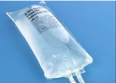 China Transparent 100ml 250ml Disposable Infusion Bag With Two Ports for sale