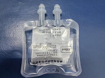 China Bolsas de perfusión transparentes no de PVC Bolsas de perfusión de solución salina normal 500 ml en venta