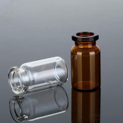 China Pharmaceutical Medical Injection Sterile Glass Bottles 5ml 7ml 10ml 20ml tubular Glass Vial with Rubber Stopper for sale