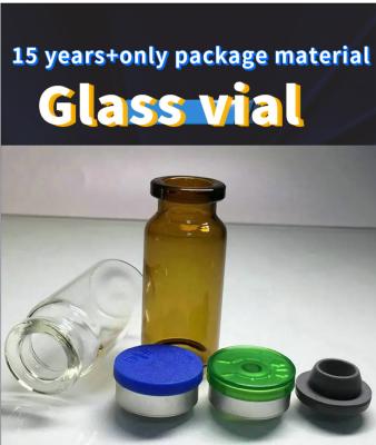 China 10ml 15ml Small Glass Vials With Caps 20mm Mouth Glass Sample Vials for sale