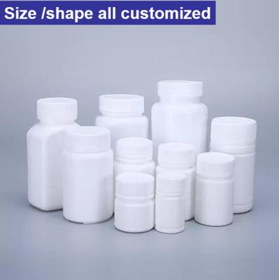 China White HDPE Pill Bottle 120ml 4oz Plastic Tablet Containers for sale