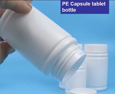 China HDPE White Medicine Bottles 40ml 50ml Round Pill Bottle White for sale