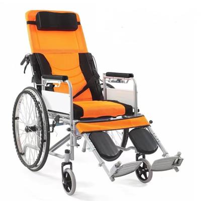 China Aluminum Lightweight Foldable Wheelchair For Disabled People for sale