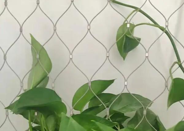 Stainless steel cable netting used in architectural application