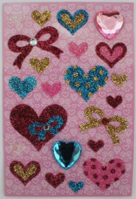 China Diamond Recollections Glitter Stickers , Self Adhesive Rhinestone Stickers For Camera for sale
