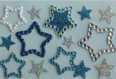 China Promotional Clear Epoxy Star Shaped Stickers Printable Die Cut For MP3 for sale